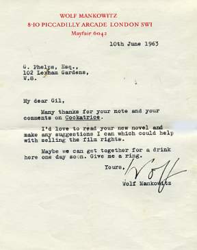 The image shows one letter only.