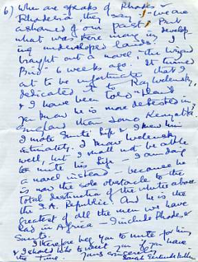 The image shows the last page of the first letter.