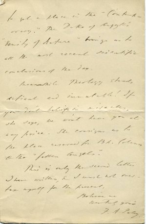 The image shows part of one letter only.