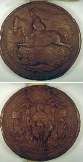 Illustration shows both sides of the seal